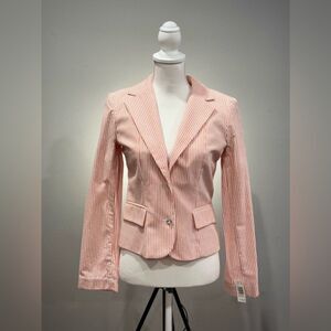 CLEARANCE! Tailor New York Striped Blazer Size 4 NWT